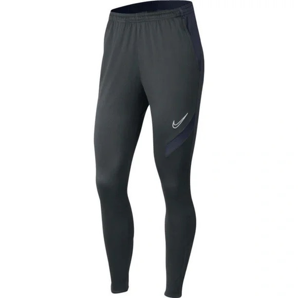 NWT Nike Women's Academy Pro Knit Pant Anthracite/Obsidian - Small - Picture 1 of 6
